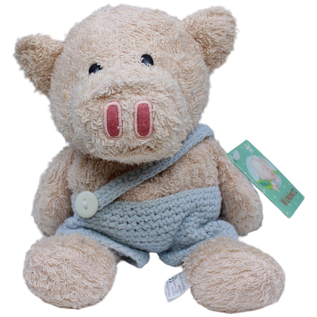 1233155 BB Direkt Vintage Steinbeck, Schwein Wickelwutz Kuscheltier Kumpel Leo neu Vintage