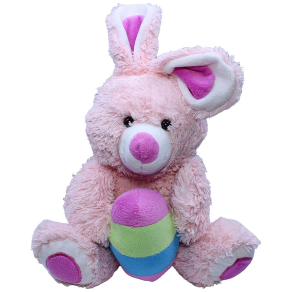 XL Osterhase mit bemaltem Ei, rosa