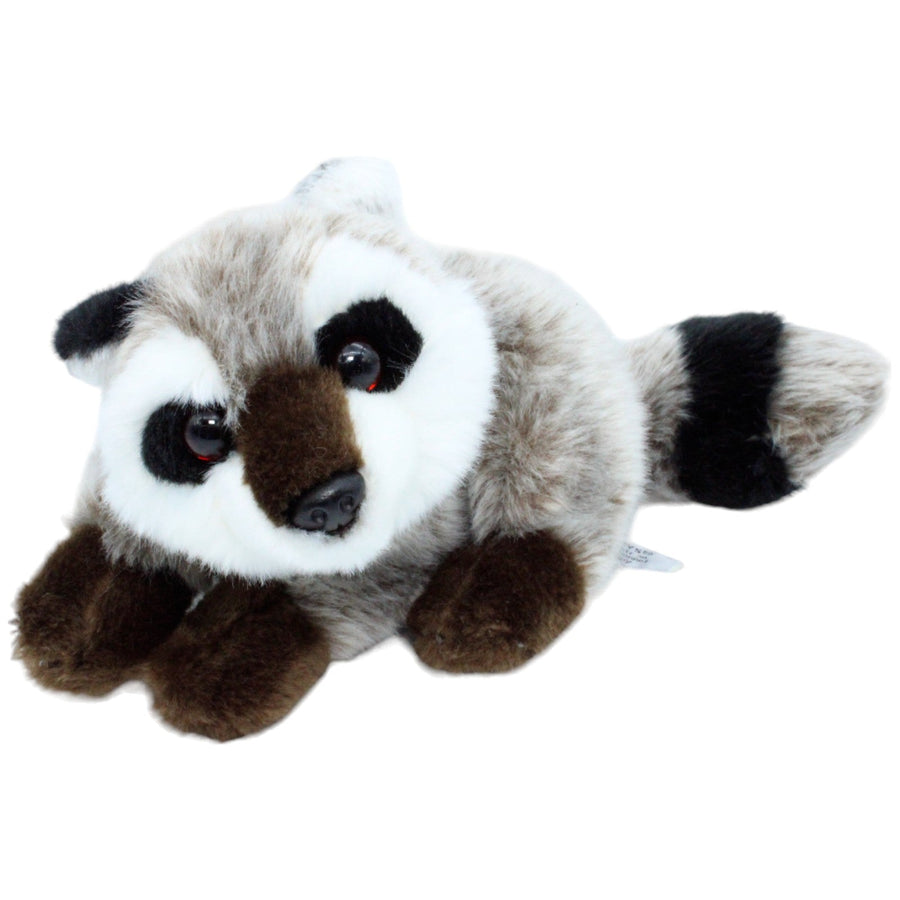 Waschbär liegend, grau