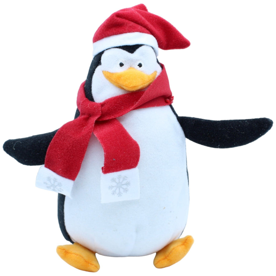 Pinguin Private mit rotem Schal & Mütze aus Madagascar