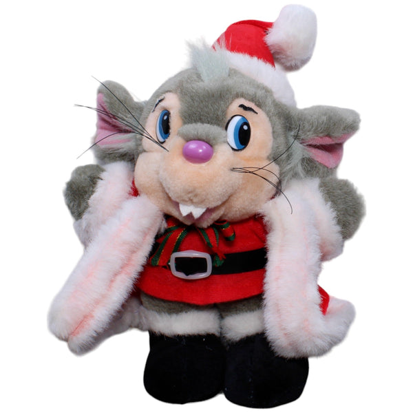 Feivel der Mauswanderer im Weihnachtsoutfit
