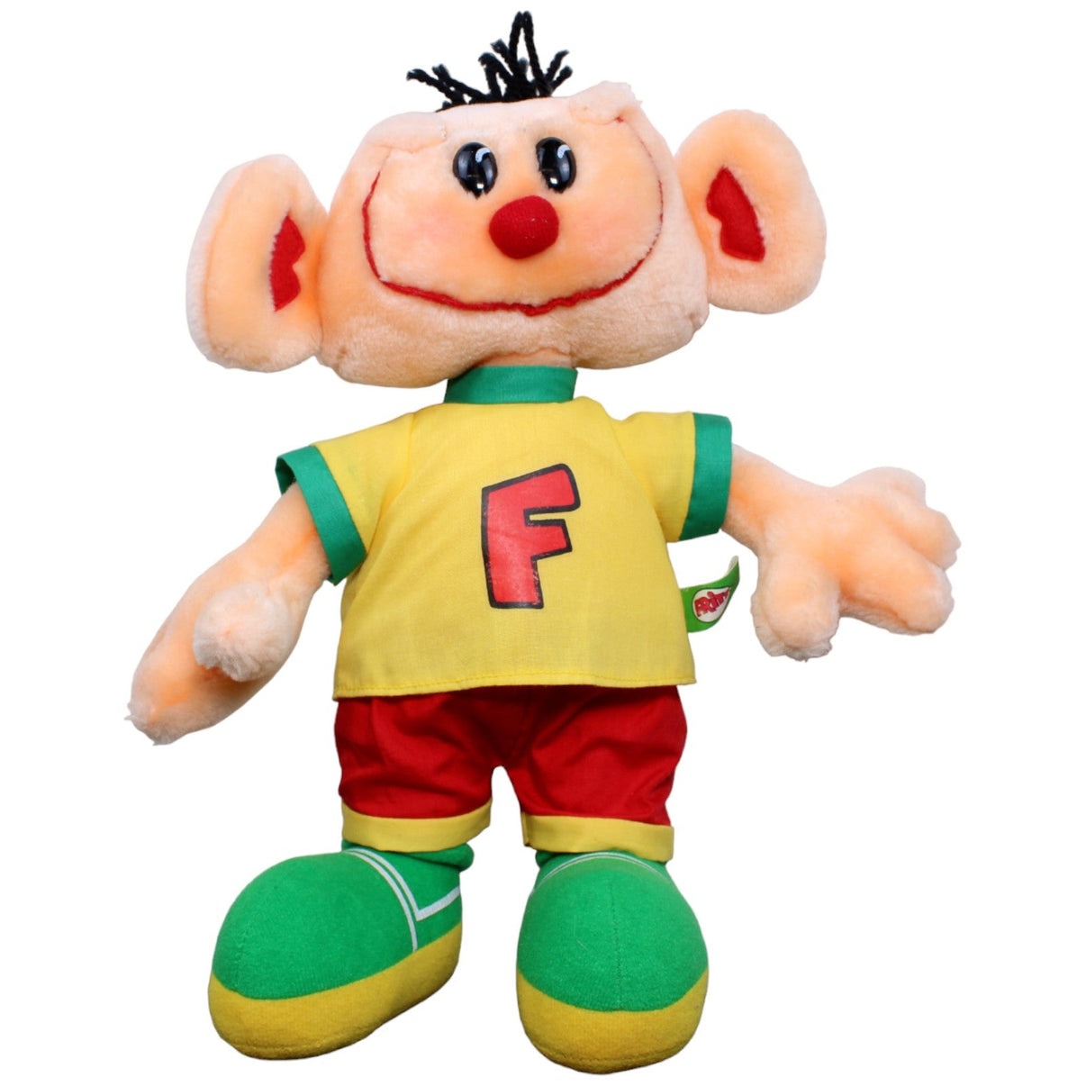 123679 hermey GmbH & Co. KG Vintage Fritt Maskottchen, XL Fritt Boy Plüschfigur Kumpel Leo Gebraucht