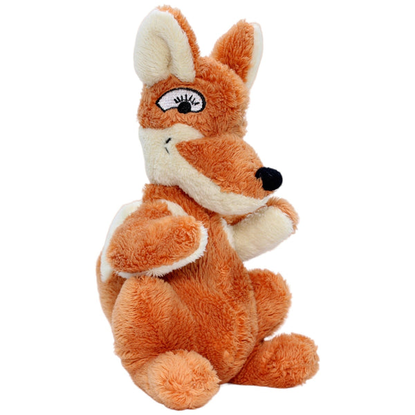 Herr Fuchs aus Unser Sandmännchen, sitzend