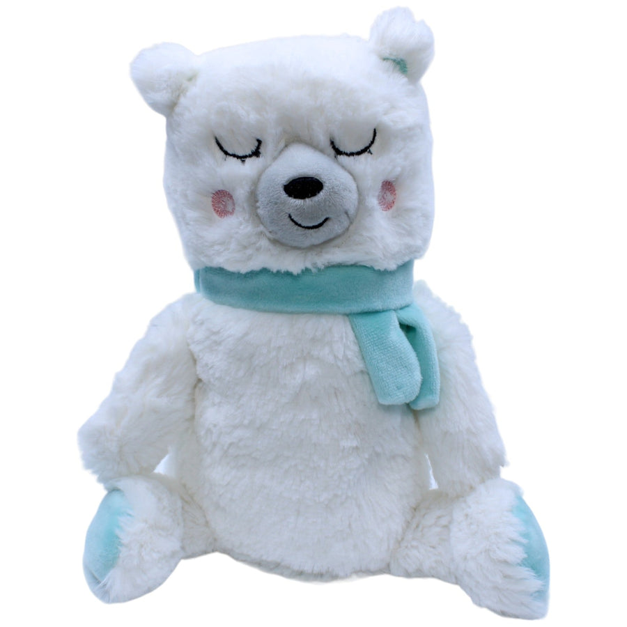 Eisbär mit Schal