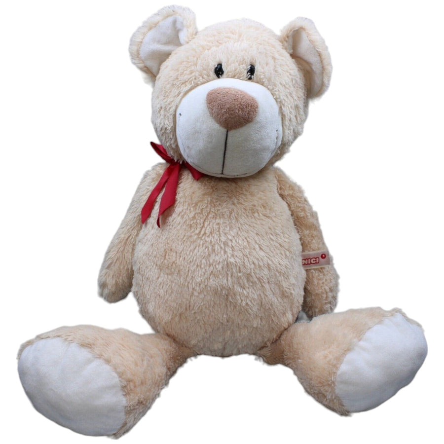 XXL Weihnachtsbär mit Schleife, beige