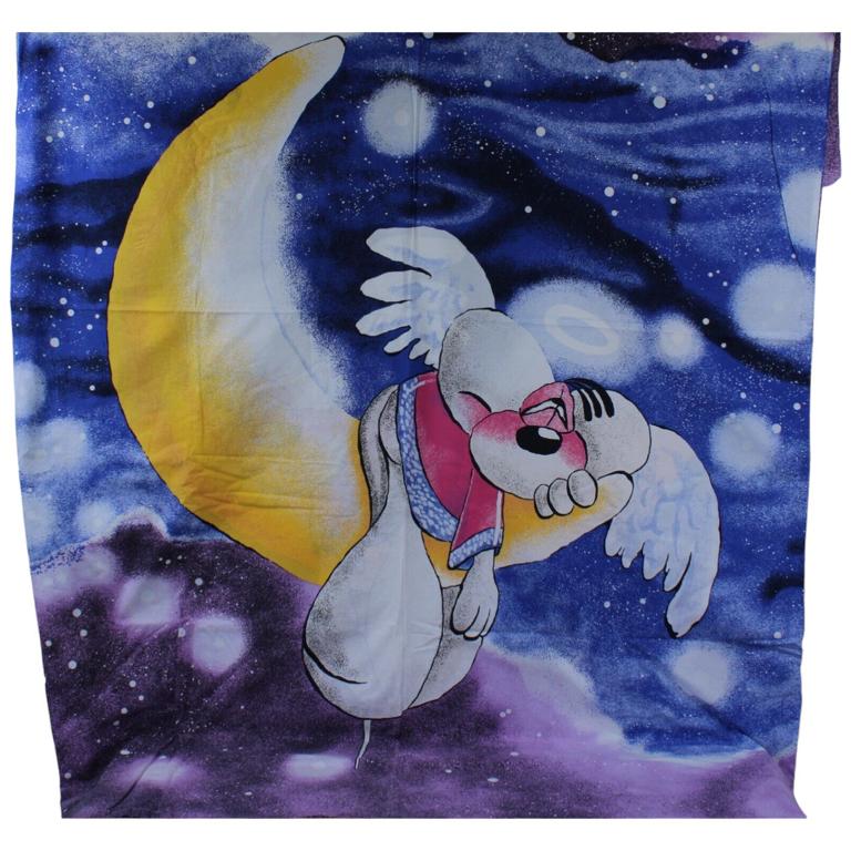 Diddl auf Mond